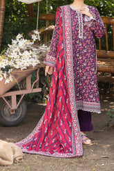 NUW3095 Digital Printed Khaddar Suit - 3 Piece